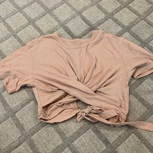 Aerie tie-back crop top